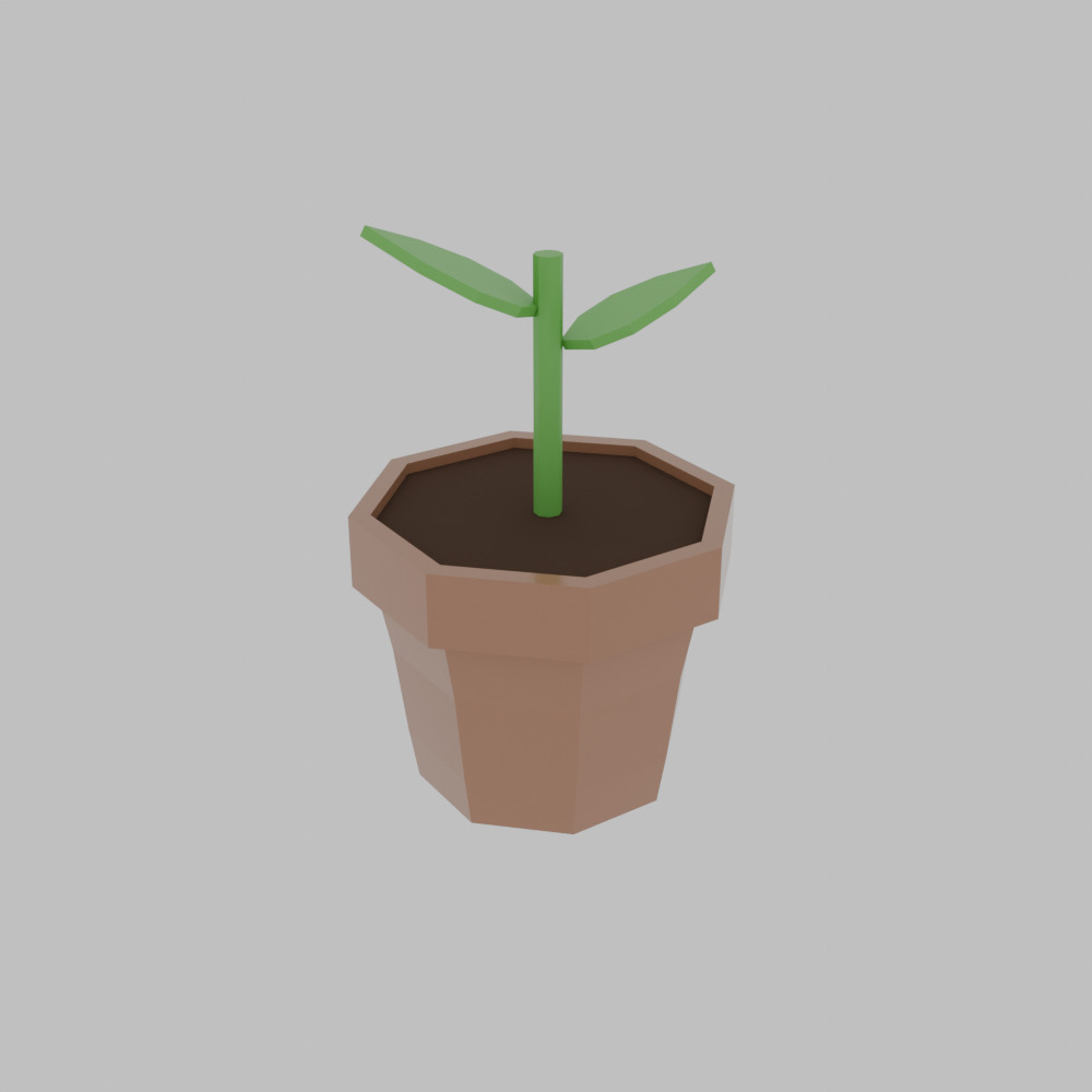 Low-Poly Cafe Asset Pack Low-poly 3D model_5