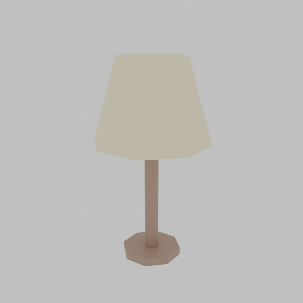 Low-Poly Cafe Asset Pack Low-poly 3D model_8