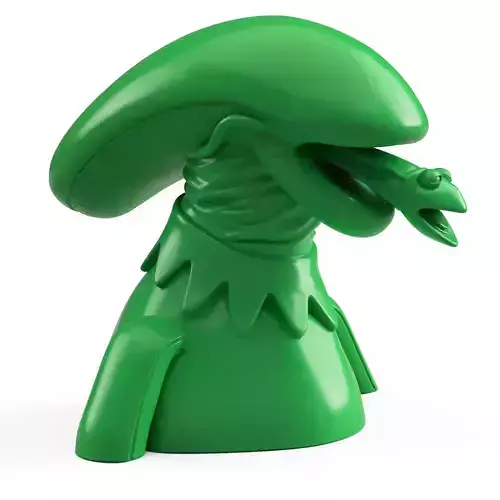 Kermit the Xenomorph 3D print model