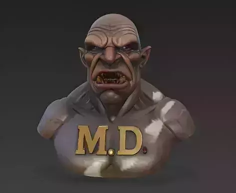 Grotesque Mutant Bust