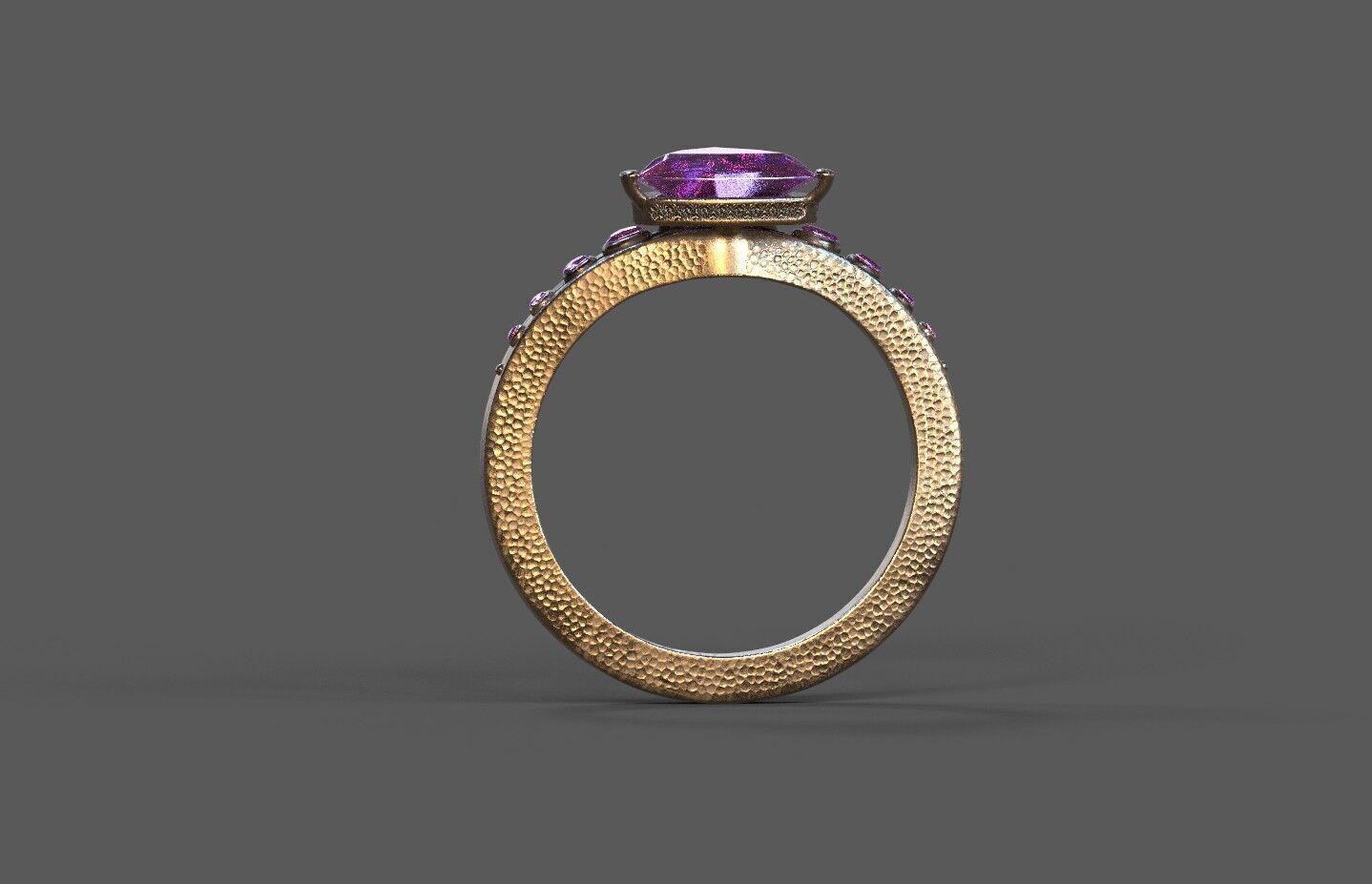 High-Quality 3D Ring Model Low-poly 3D model_1