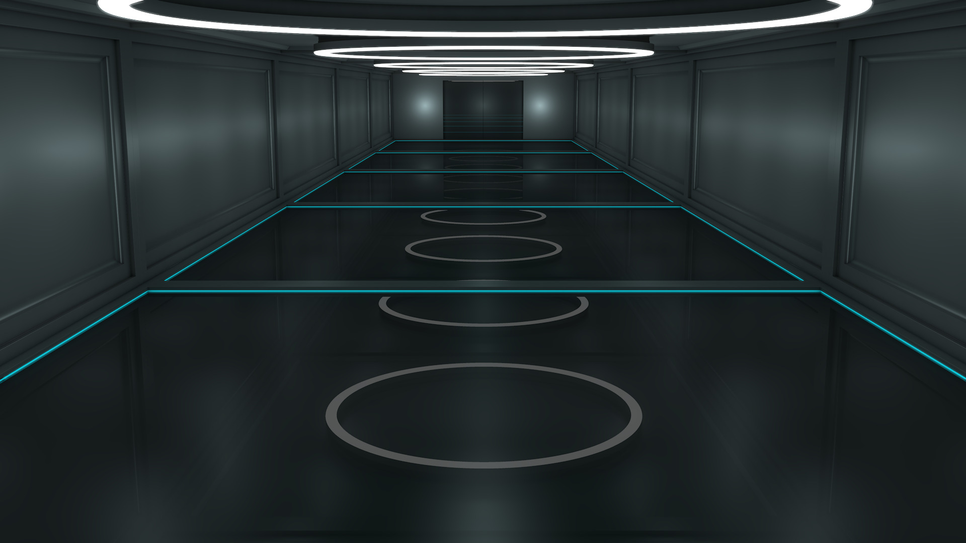 Sci Fi WareHouse 3D model_2