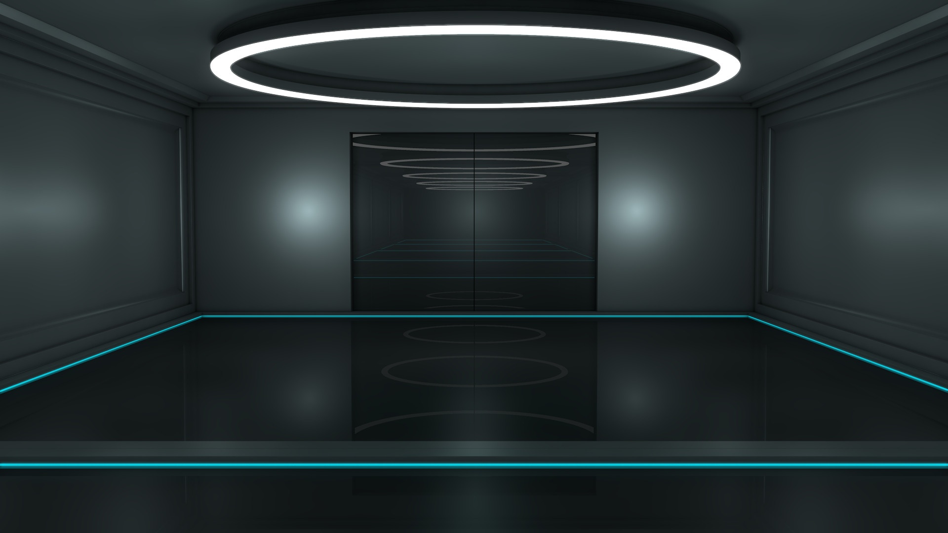 Sci Fi WareHouse 3D model_4