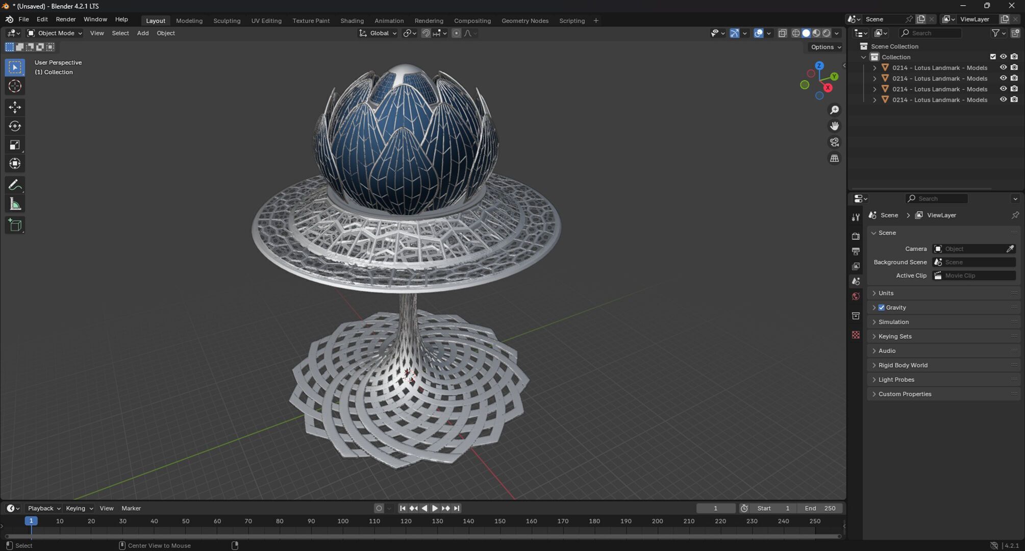 0214 - Lotus Landmark 3D model_26