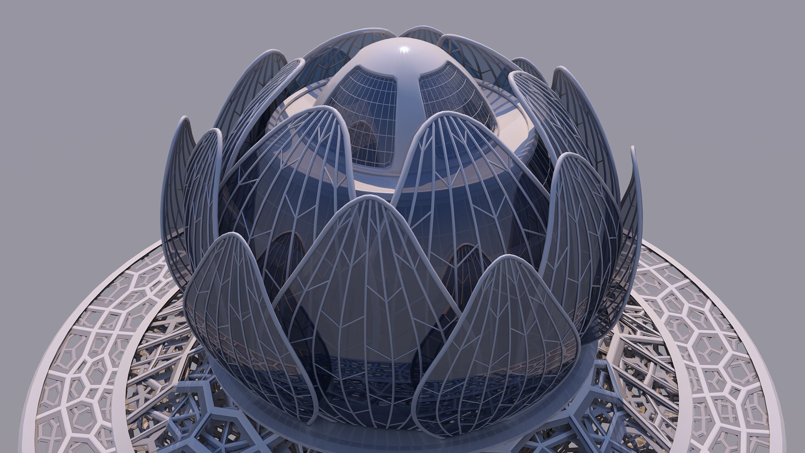0214 - Lotus Landmark 3D model_2