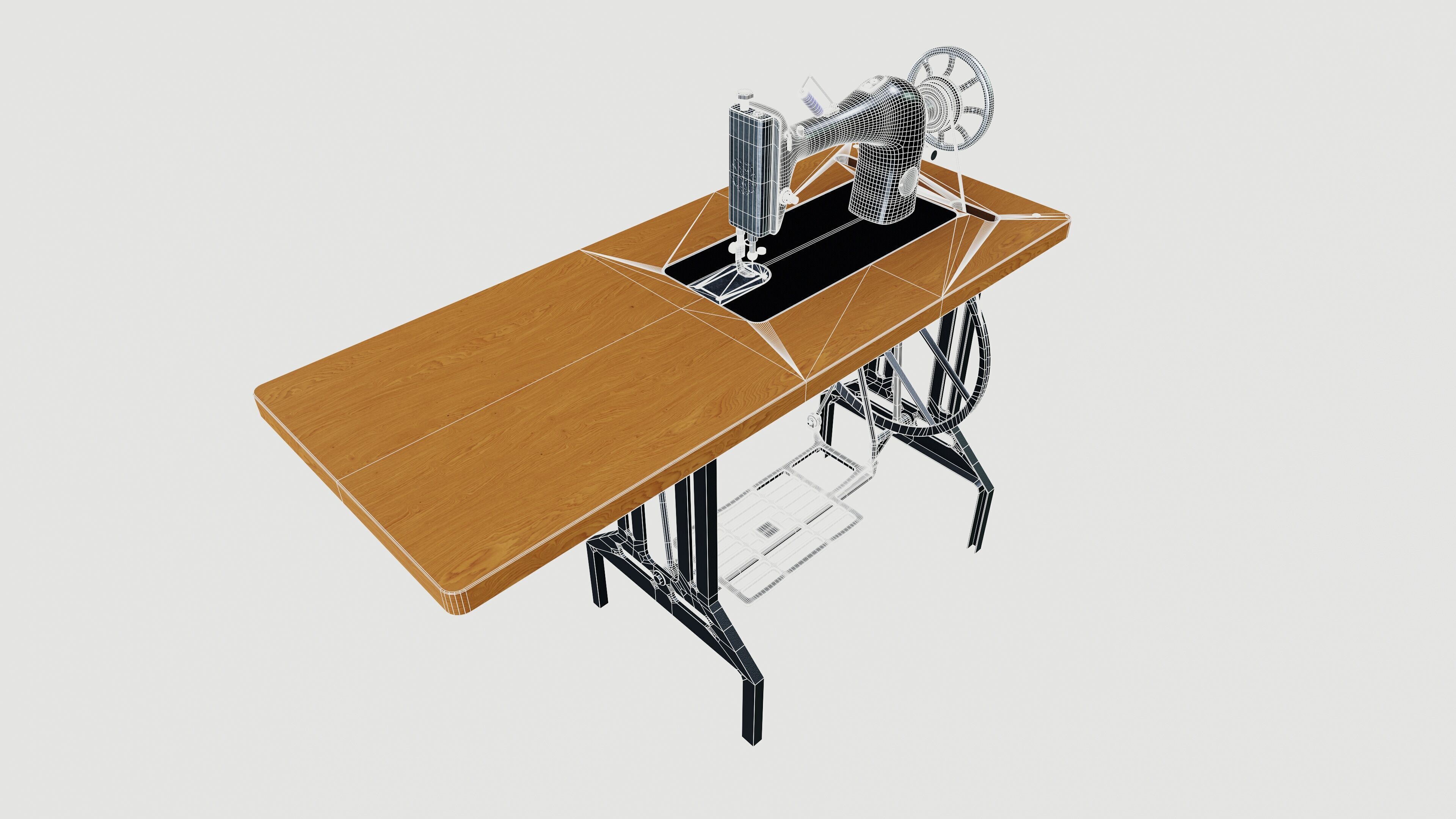 Sewing machine 3D model_7