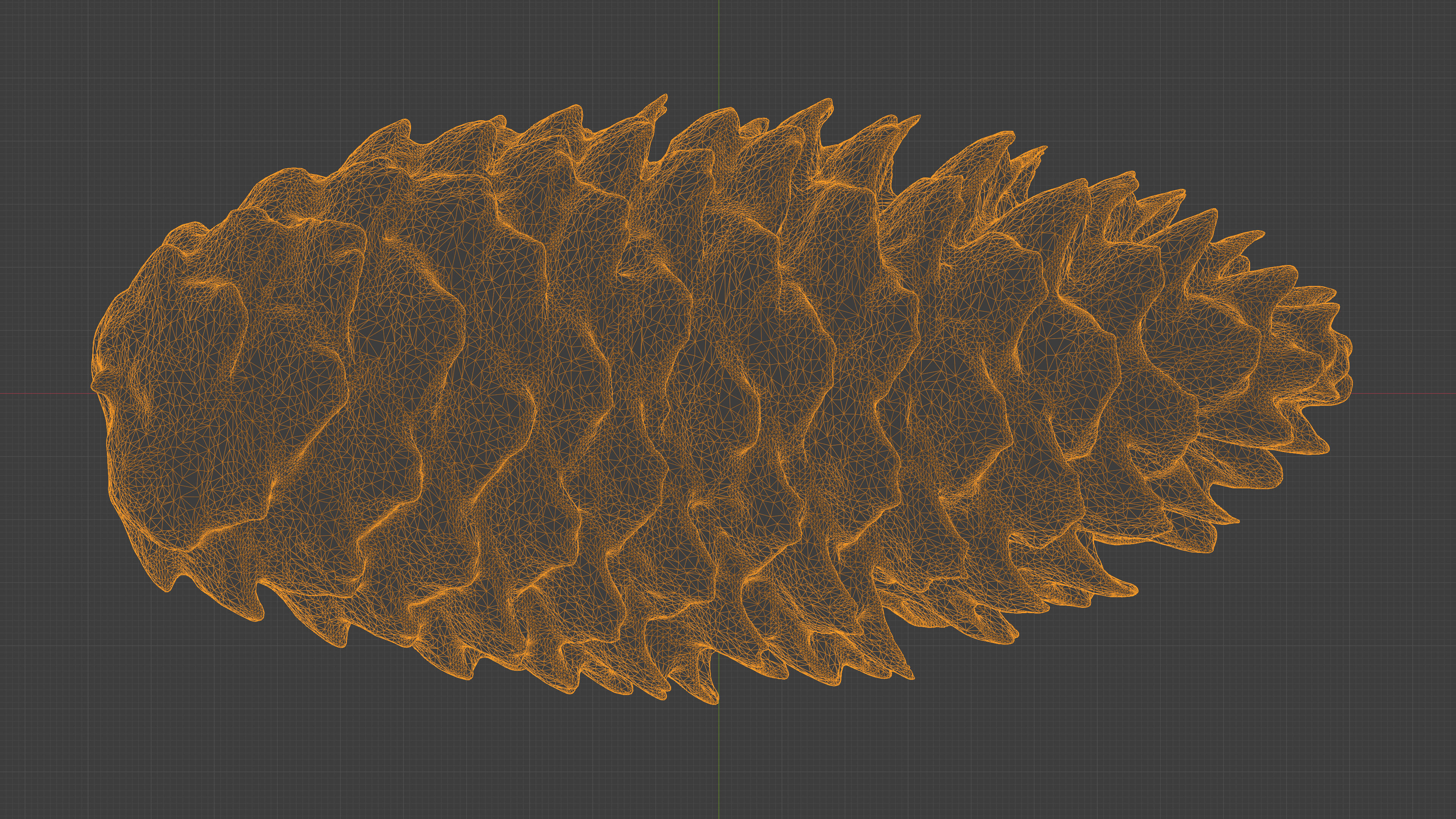 Photorealistic 3D scan of pine conifer cone Low-poly 3D model_37