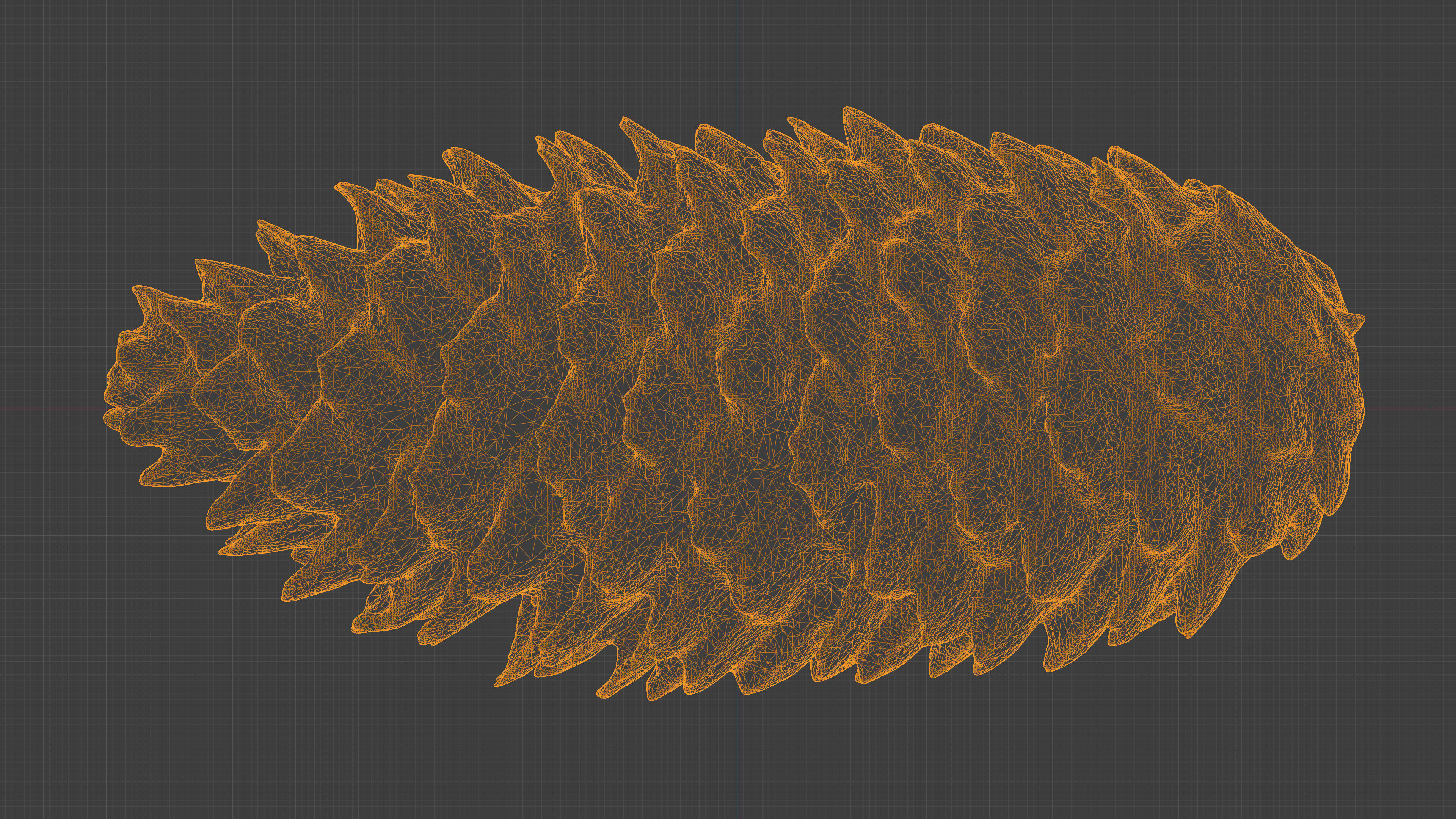 Photorealistic 3D scan of pine conifer cone Low-poly 3D model_34