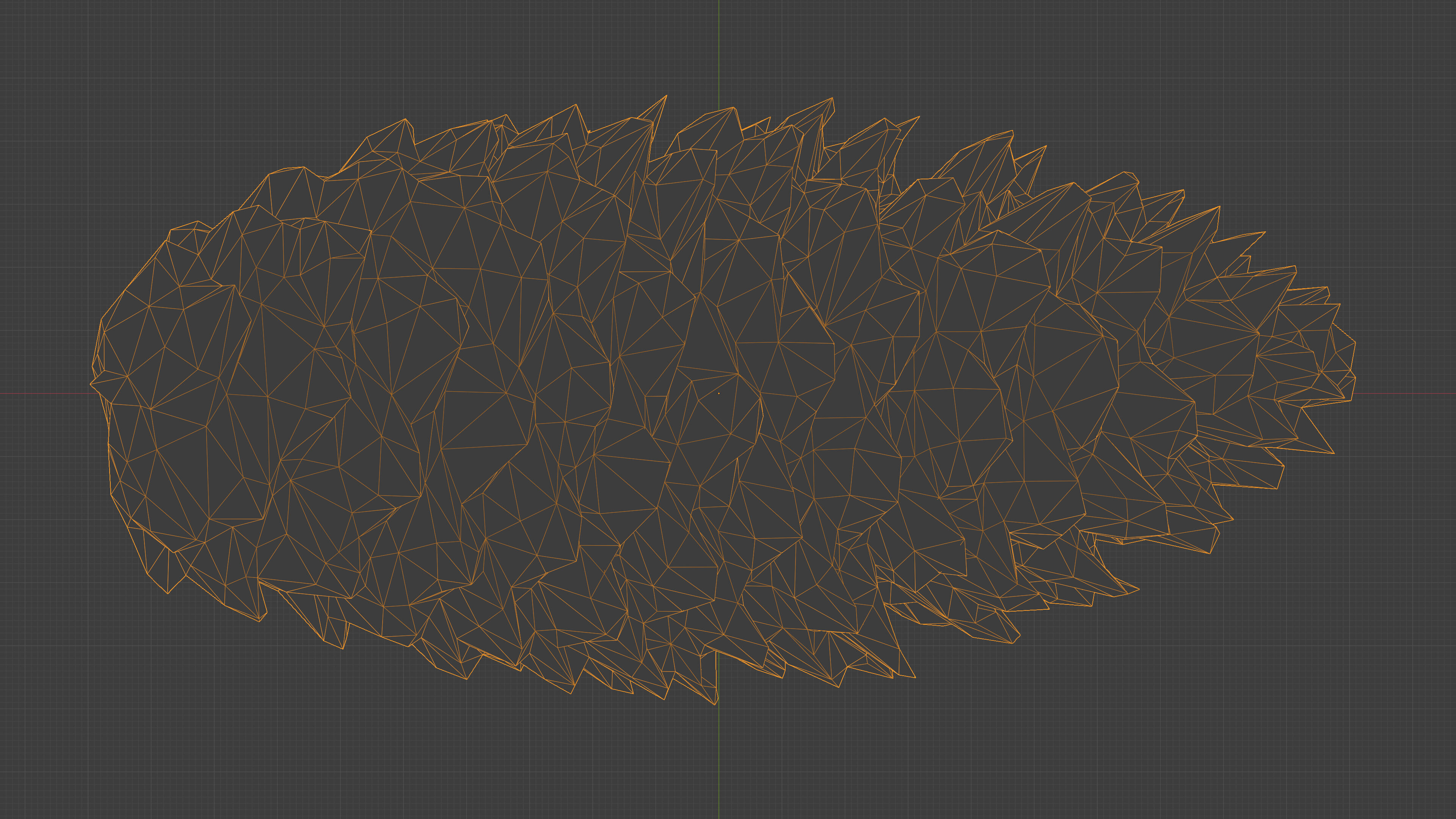 Photorealistic 3D scan of pine conifer cone Low-poly 3D model_25