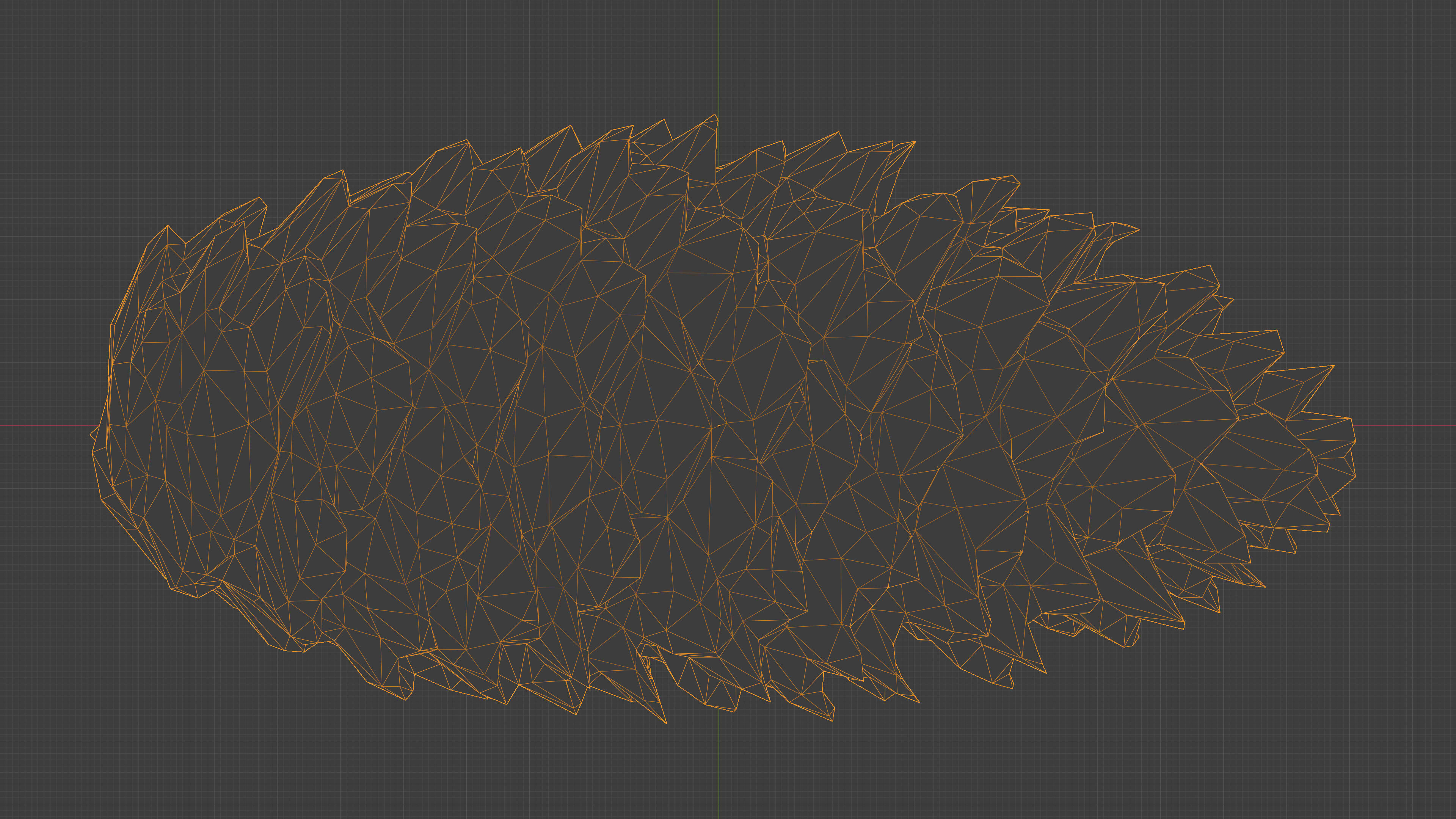 Photorealistic 3D scan of pine conifer cone Low-poly 3D model_26