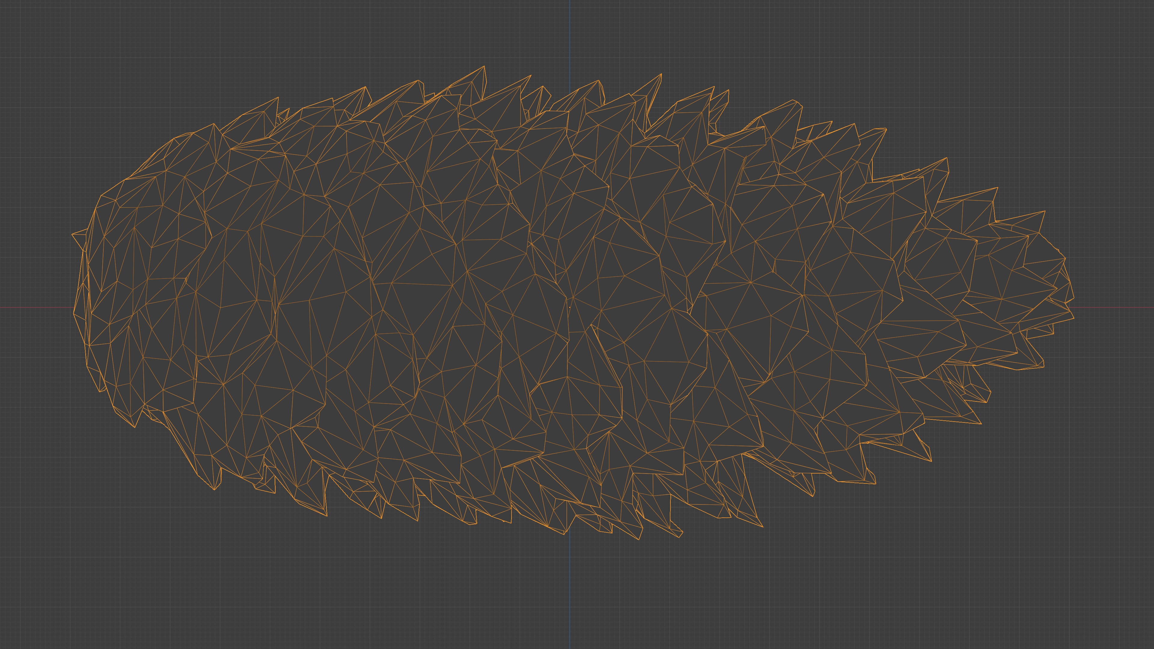 Photorealistic 3D scan of pine conifer cone Low-poly 3D model_21