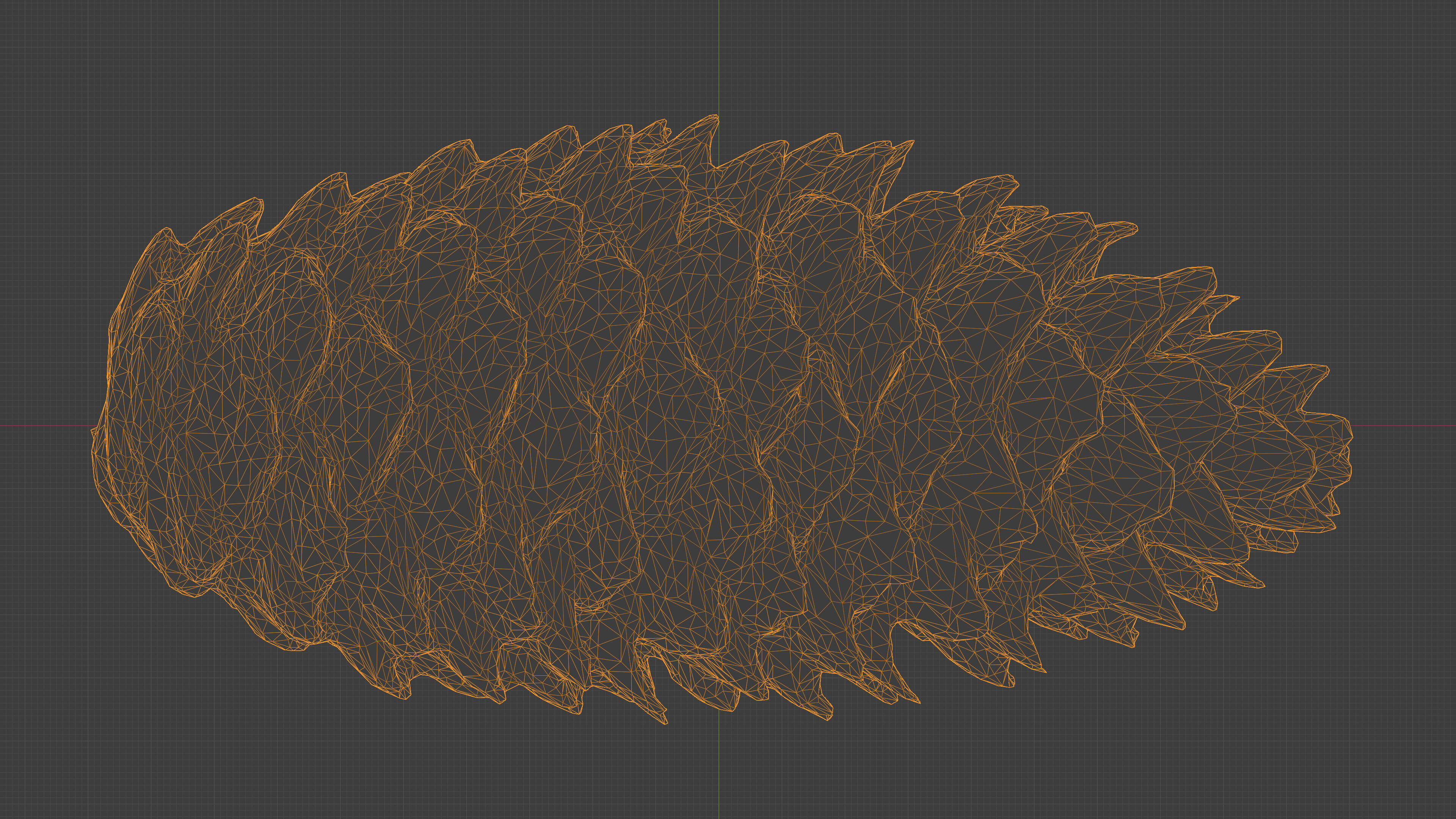 Photorealistic 3D scan of pine conifer cone Low-poly 3D model_32