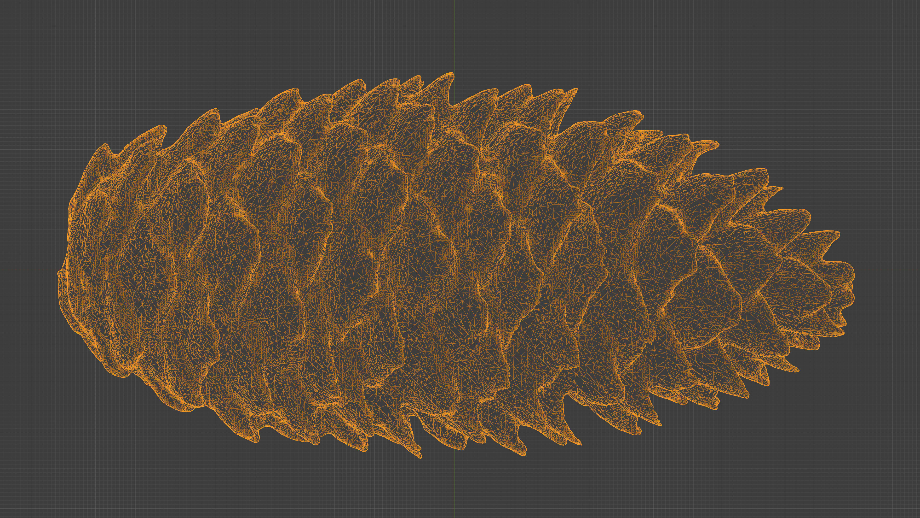 Photorealistic 3D scan of pine conifer cone Low-poly 3D model_38