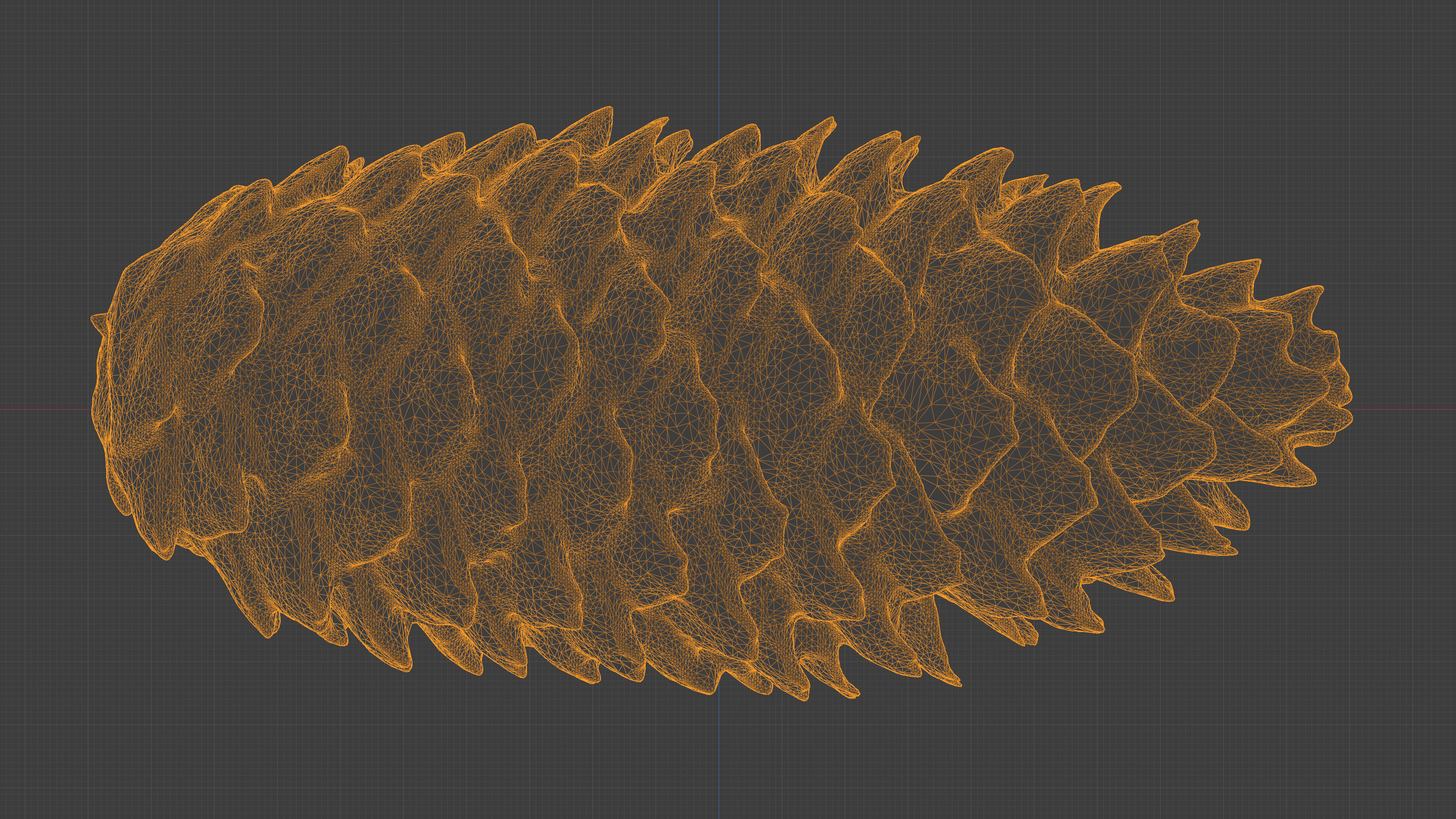 Photorealistic 3D scan of pine conifer cone Low-poly 3D model_33