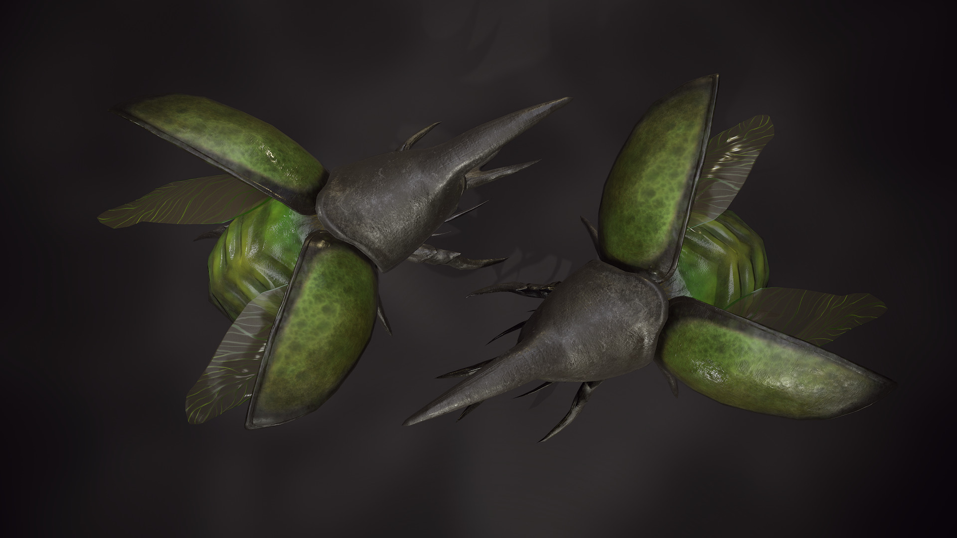 Insects Beetle1 Pack - Game Ready Low-poly 3D model Low-poly 3D model_7