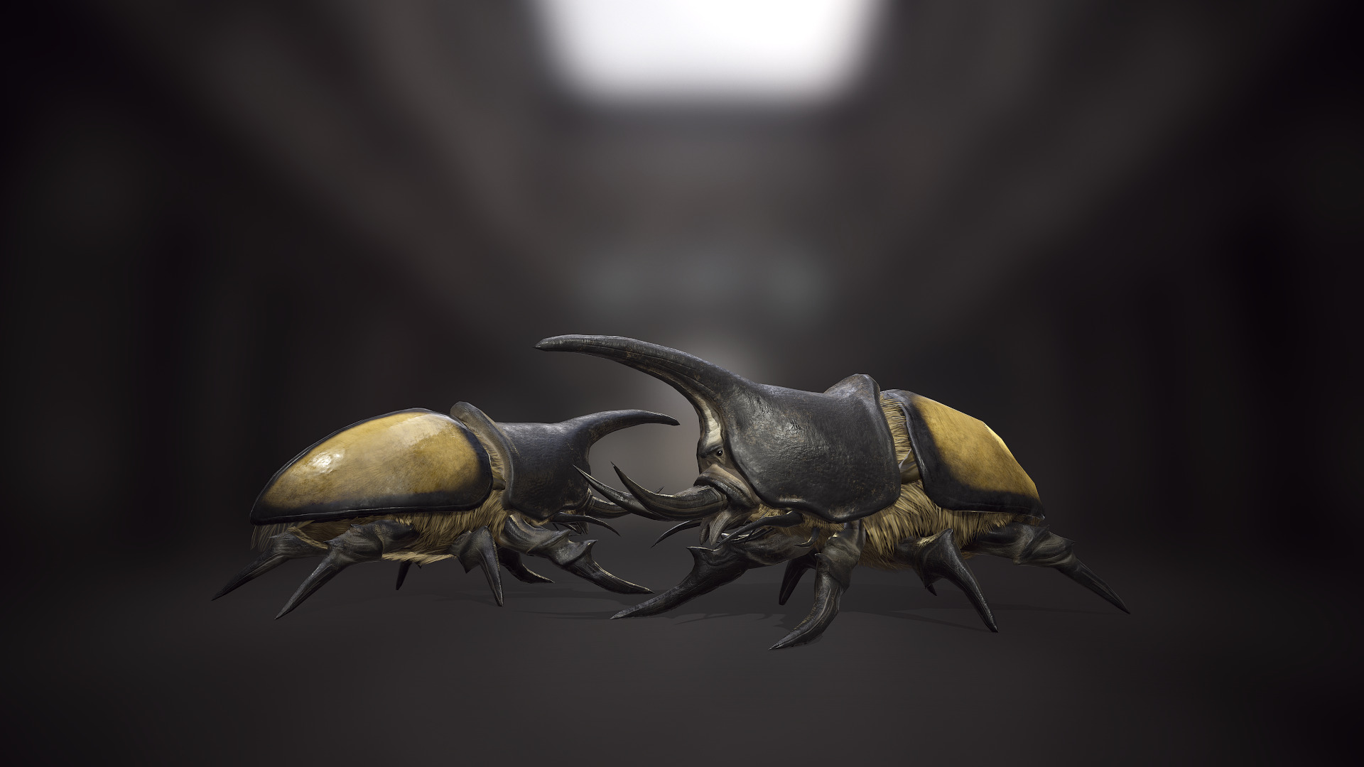 Insects Beetle1 Pack - Game Ready Low-poly 3D model Low-poly 3D model_2