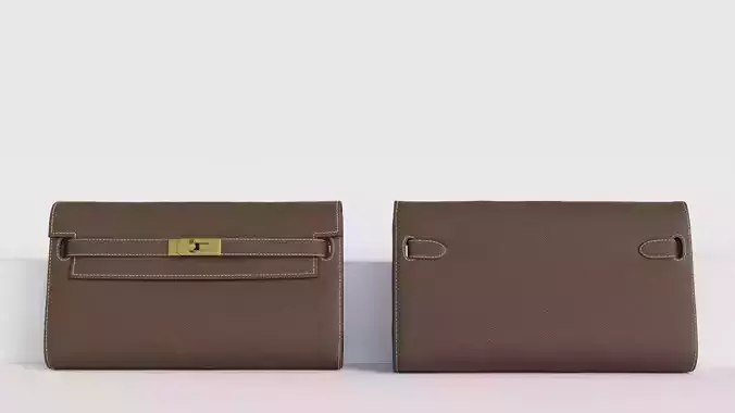 HERMES TO GO WALLET 3D model