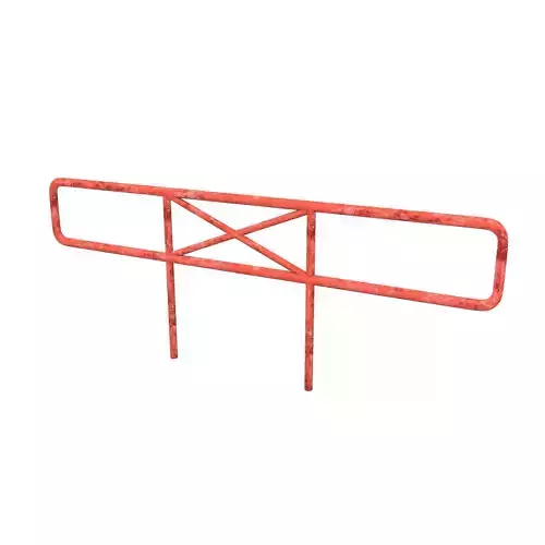 Hong Kong Emergency Crash Gate v1 001 Low-poly 3D model