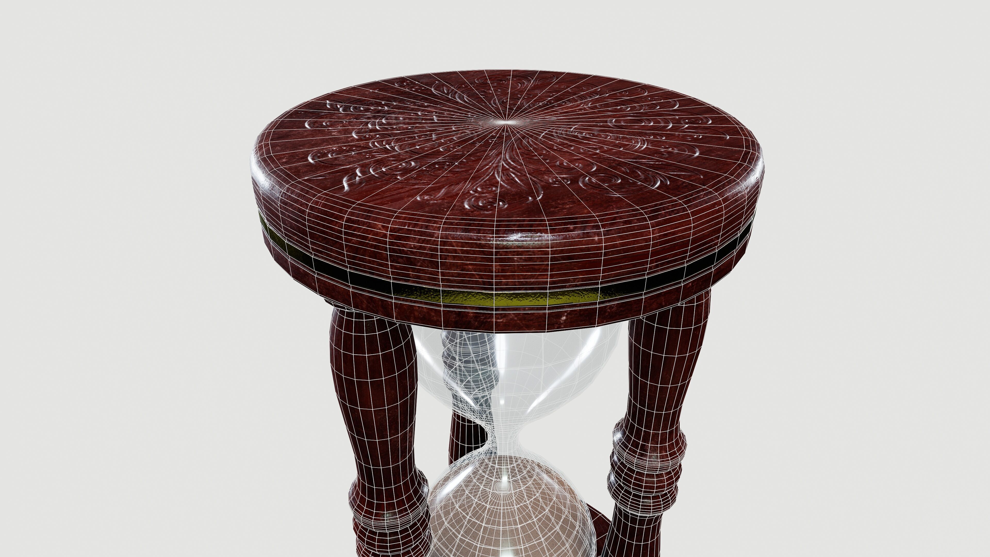 hourglasses Low-poly 3D model_7