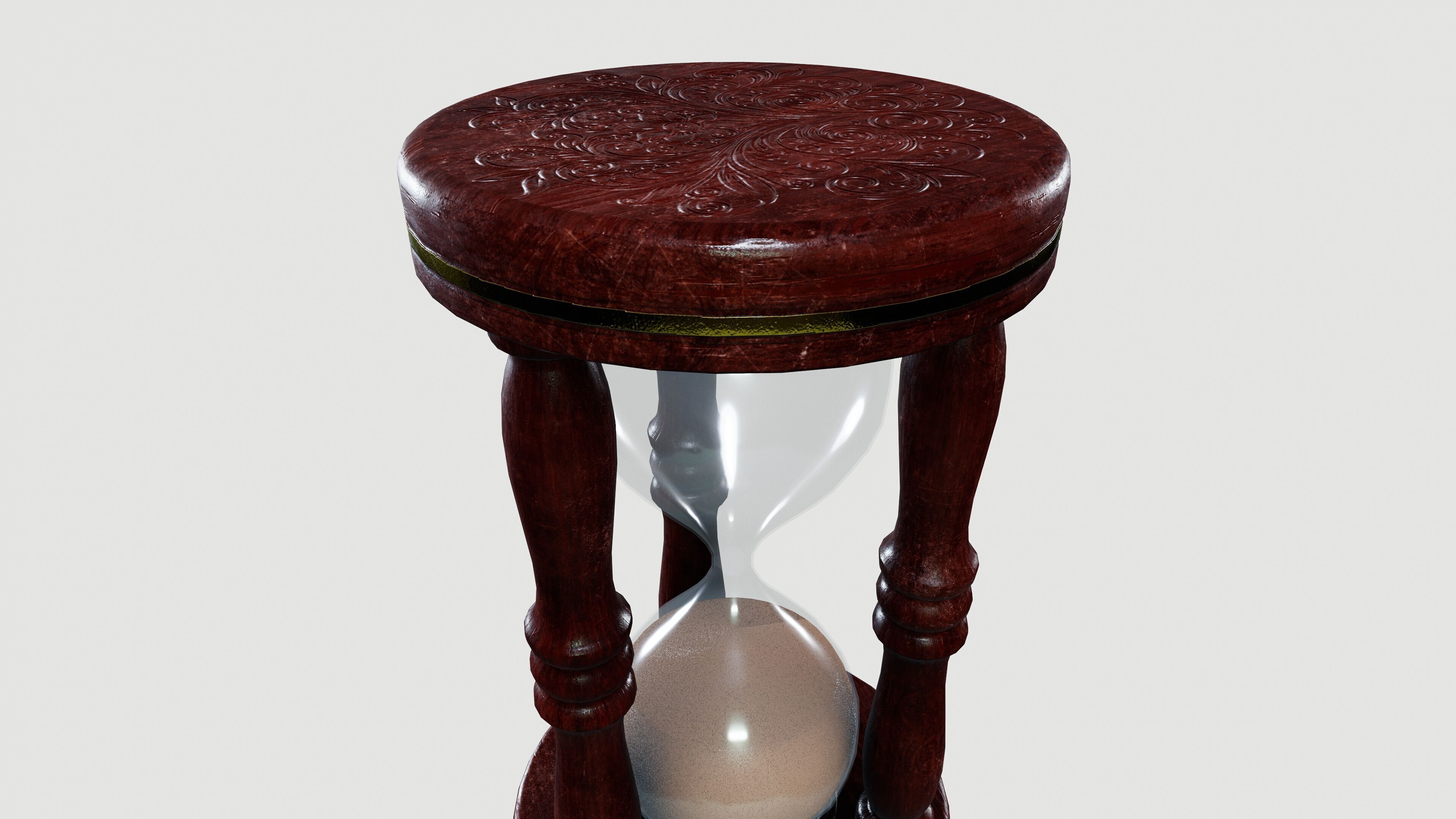 hourglasses Low-poly 3D model_4