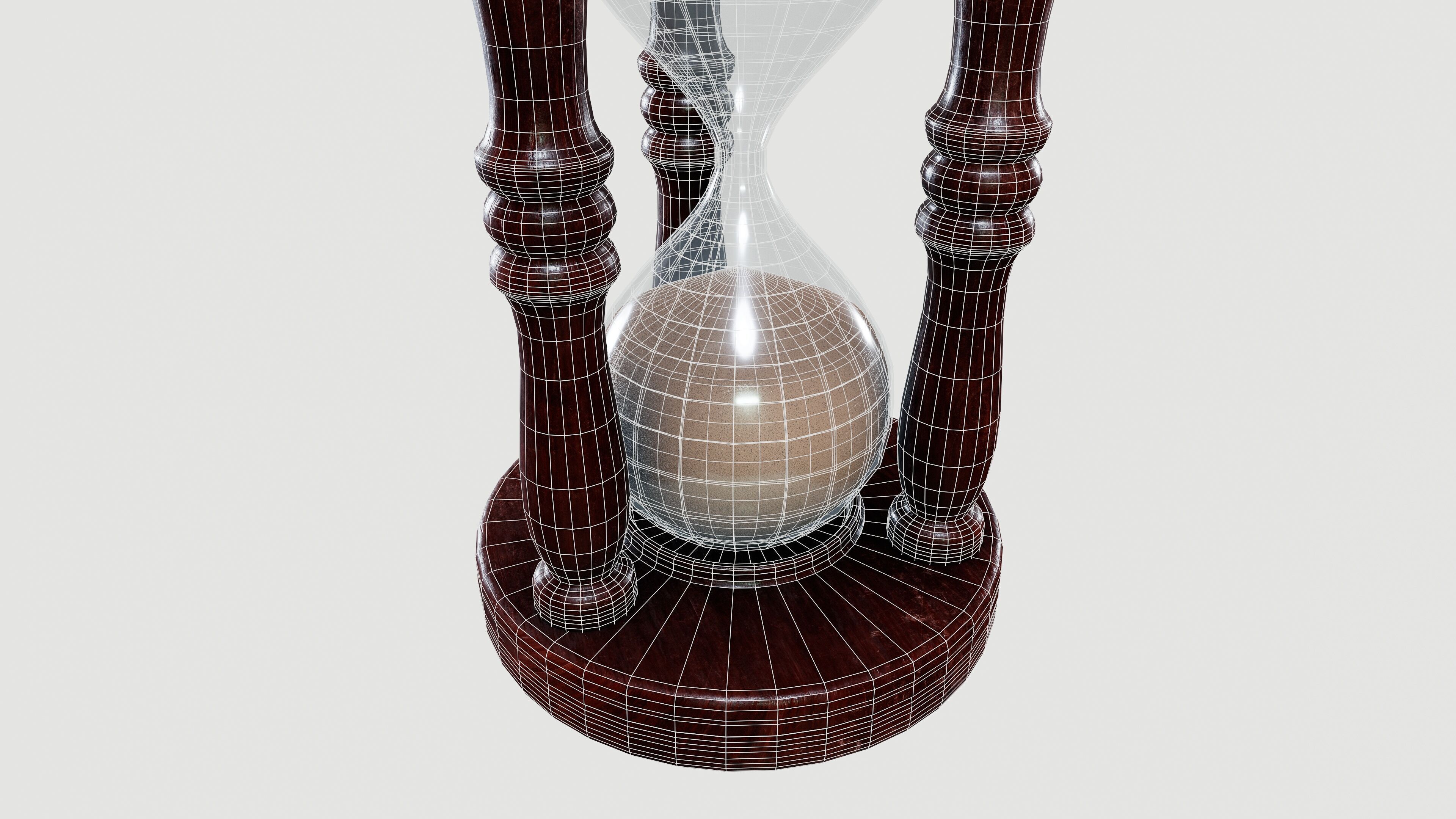 hourglasses Low-poly 3D model_6