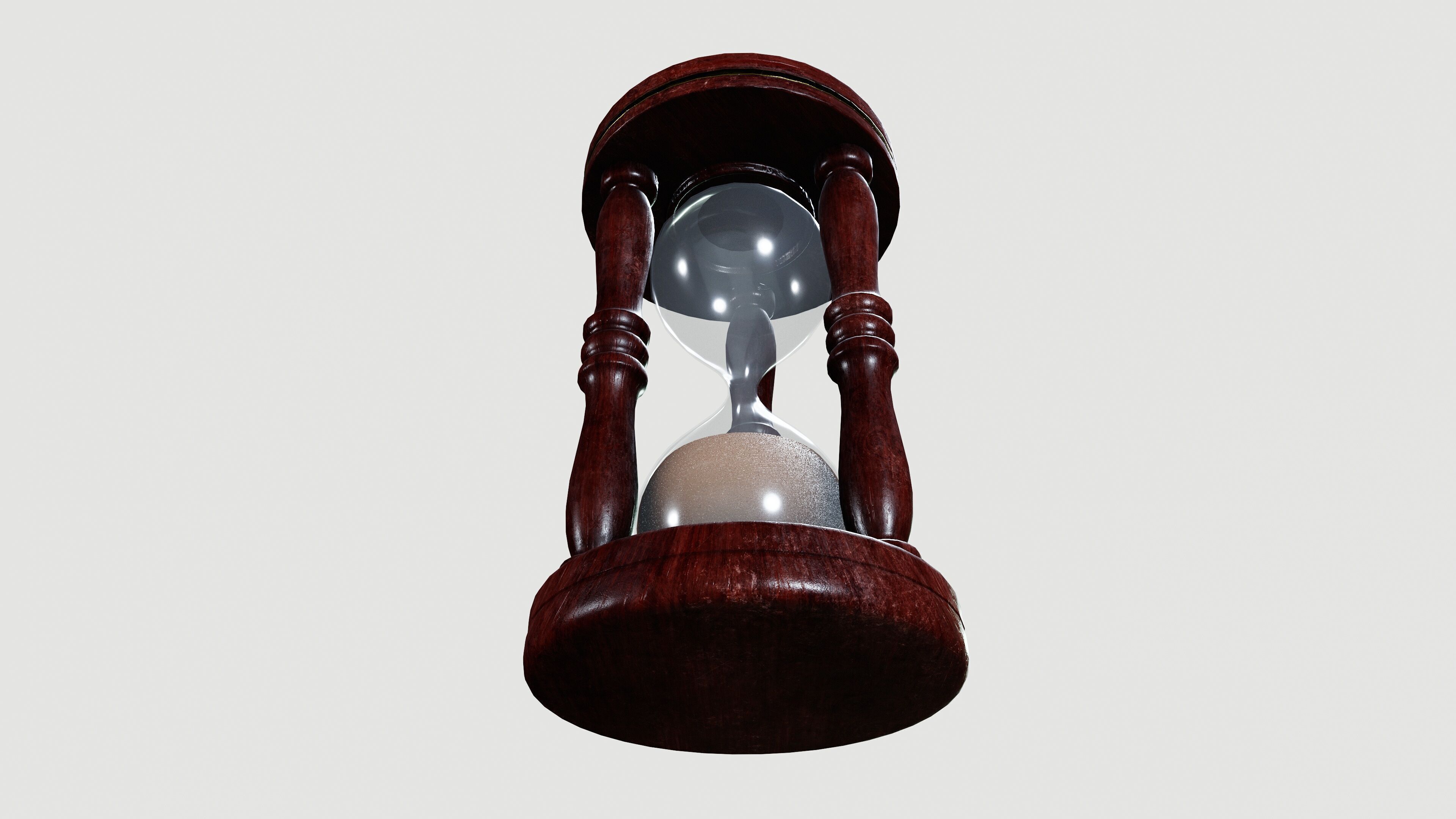 hourglasses Low-poly 3D model_3