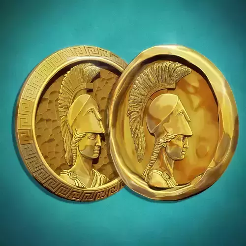 Athena Coin- Medalllion