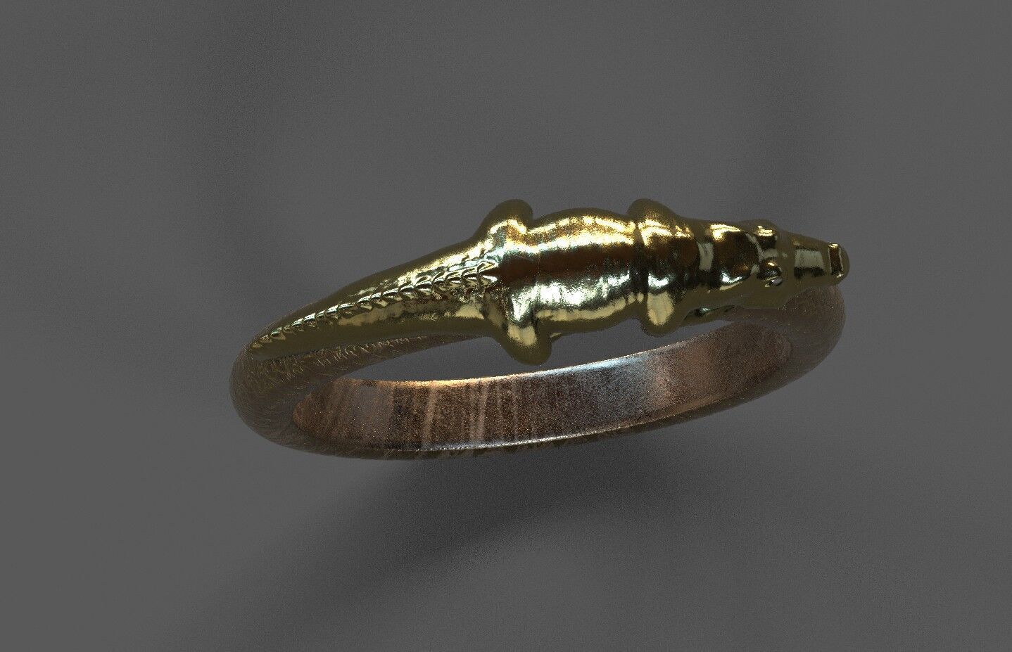 High-Quality 3D Ring Model Low-poly 3D model_4