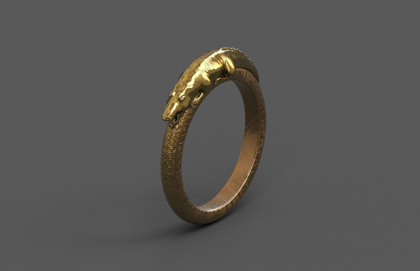 High-Quality 3D Ring Model Low-poly 3D model_2