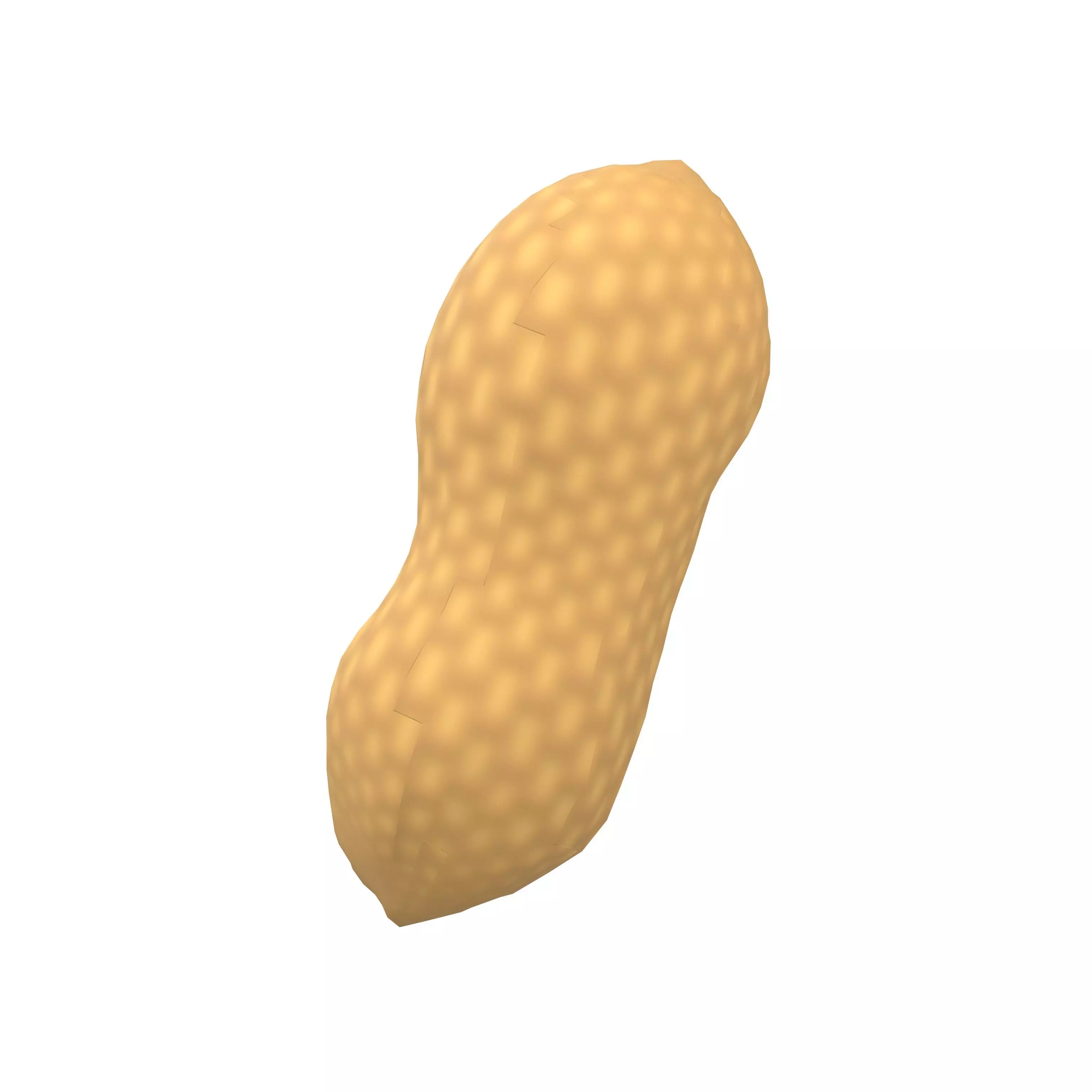 Peanut v1 001 Low-poly 3D model