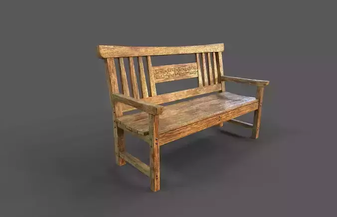 Old Wood Bench