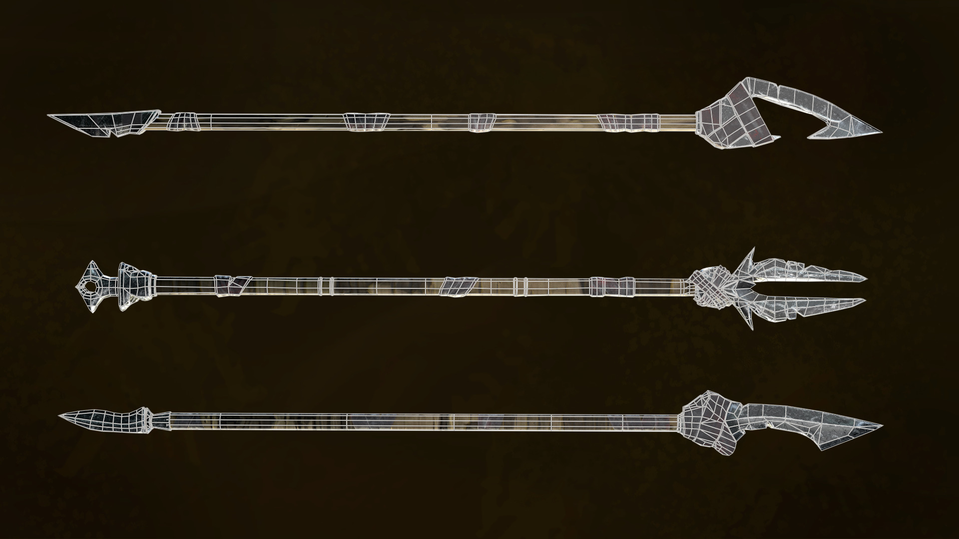 Desert Hunters Low-poly 3D model_11