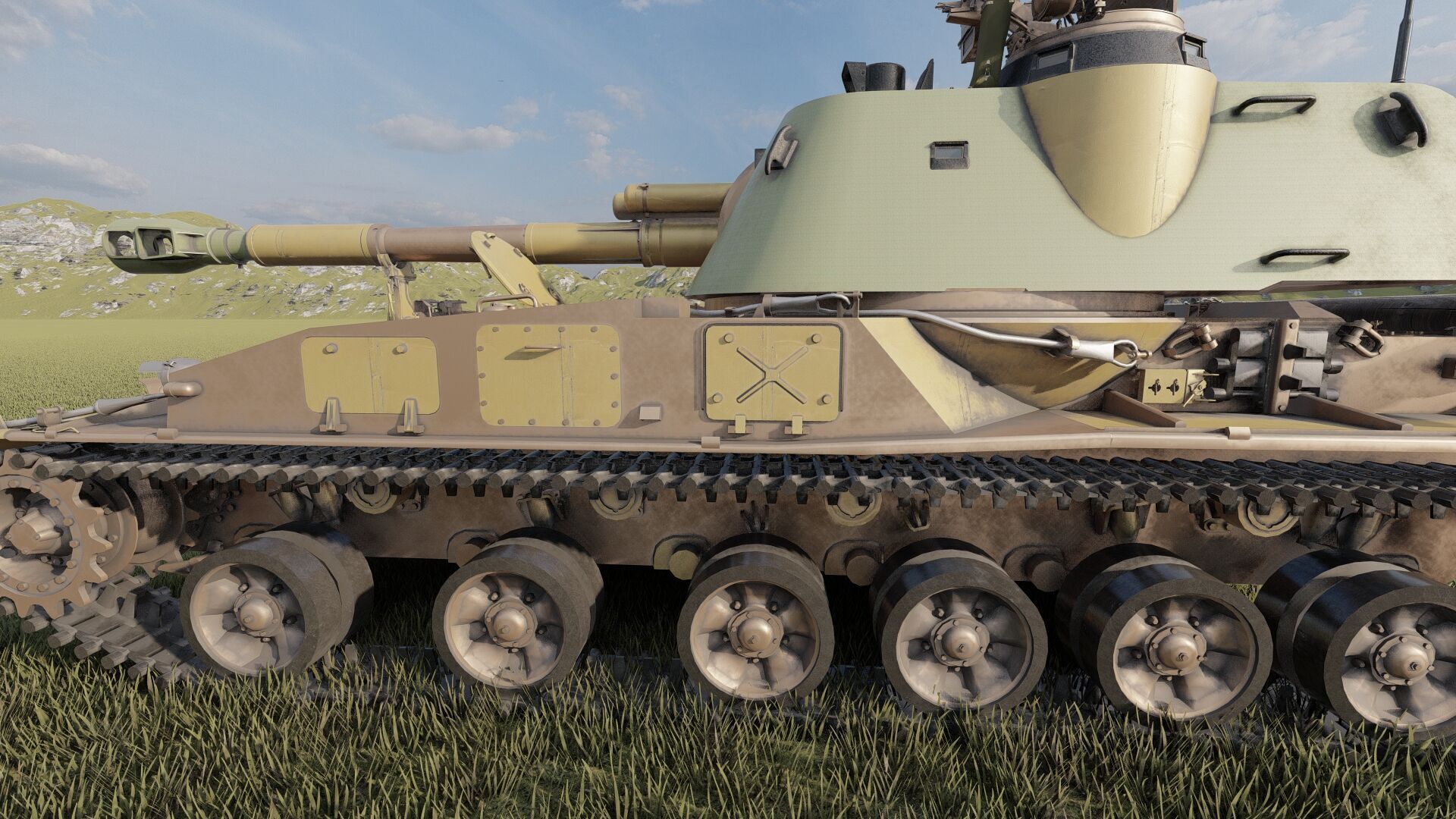 SO-152 2S3 Akatsiya 3D model_8