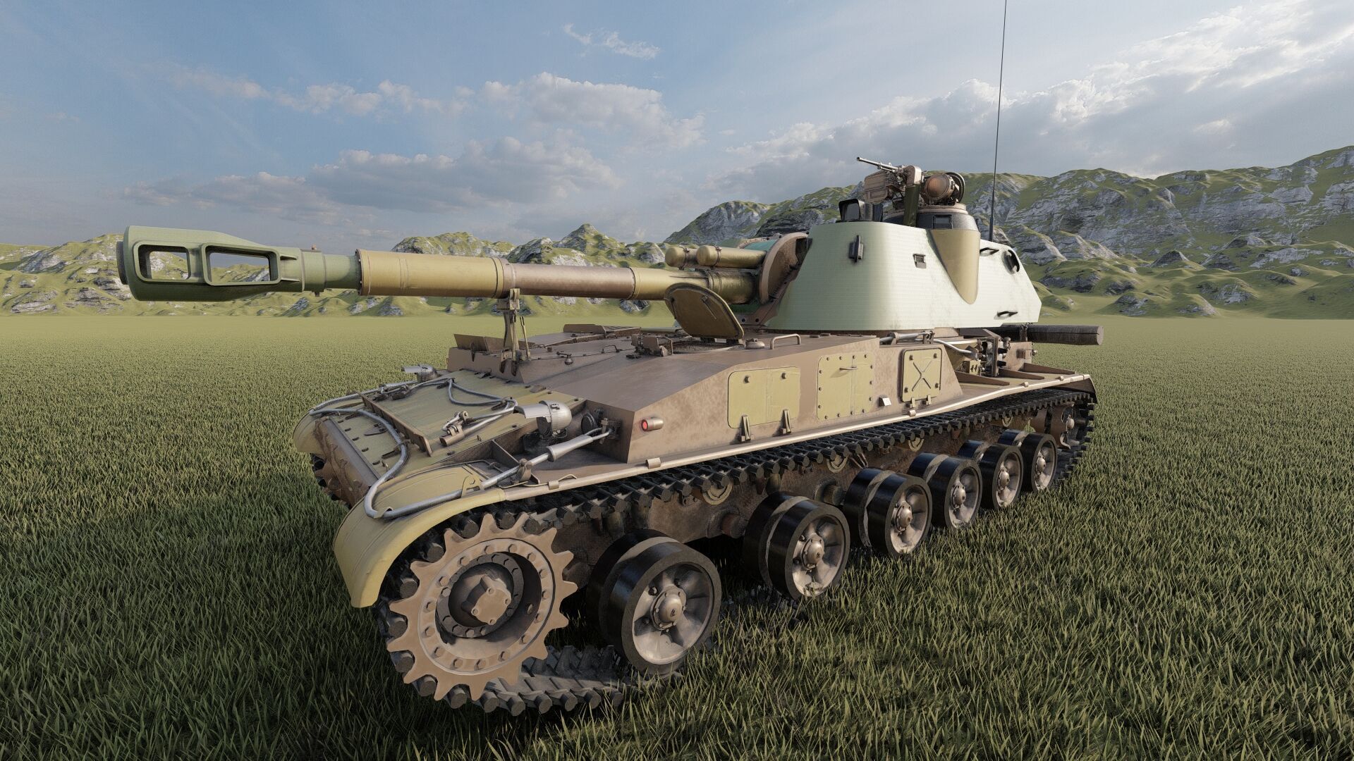 SO-152 2S3 Akatsiya 3D model_6