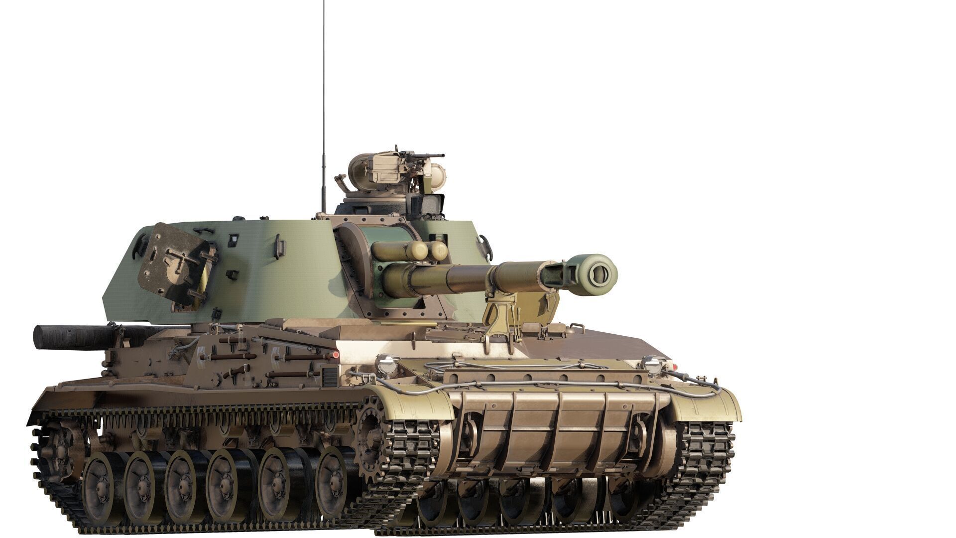 SO-152 2S3 Akatsiya 3D model_2