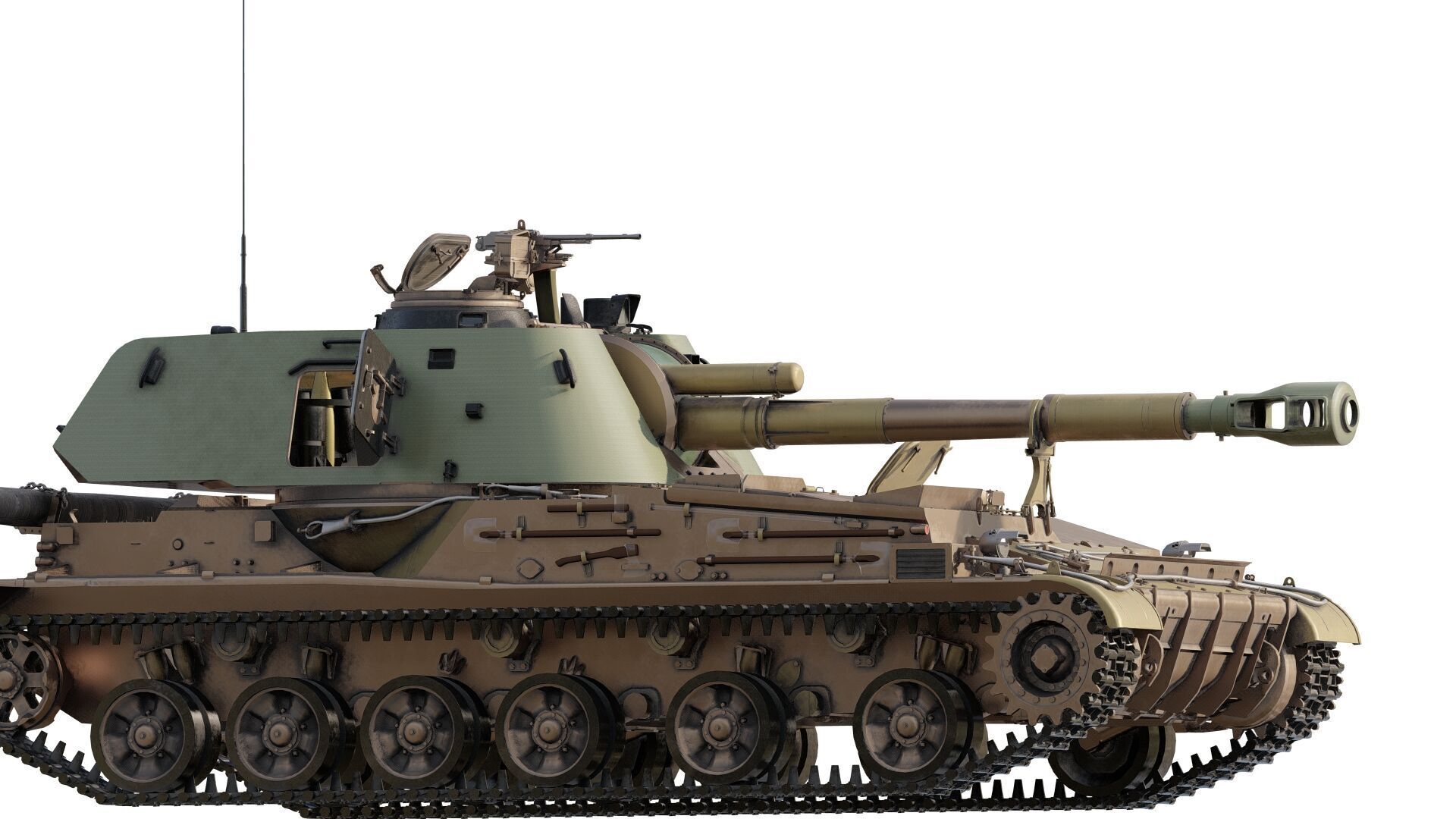 SO-152 2S3 Akatsiya 3D model_3