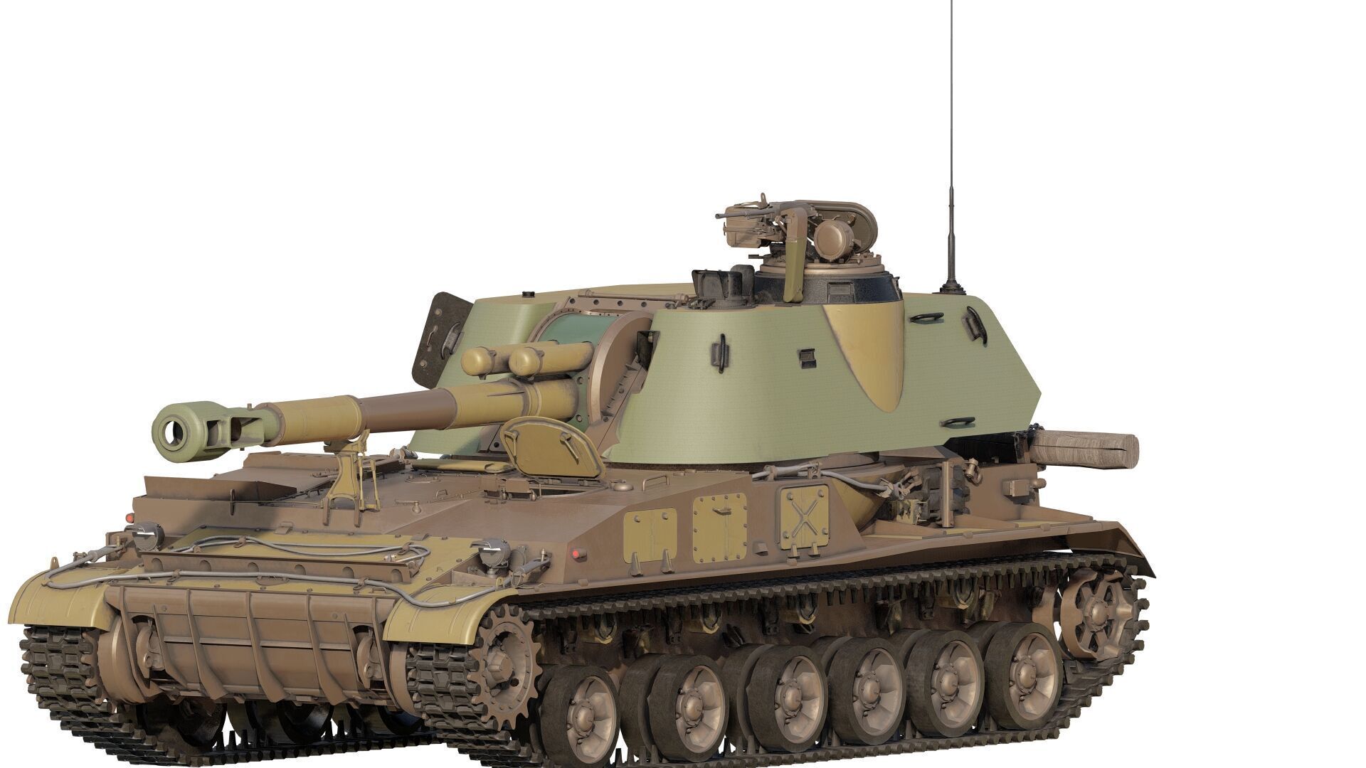 SO-152 2S3 Akatsiya 3D model_1