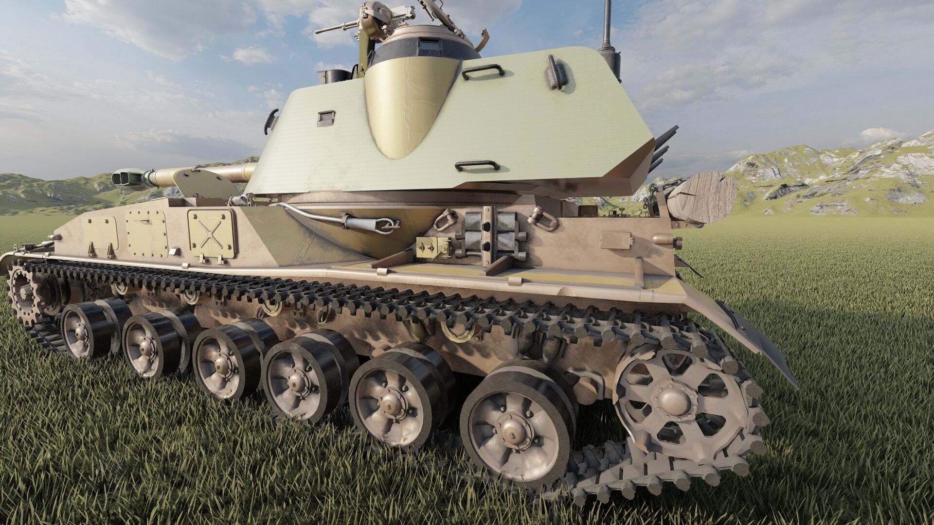 SO-152 2S3 Akatsiya 3D model_10