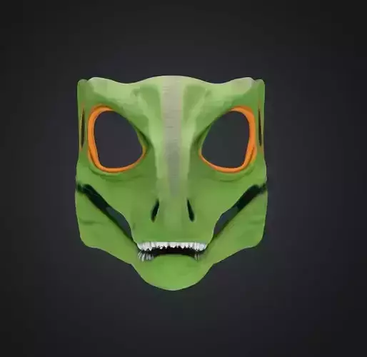 Dinosaur Trex Face Mask - Prom Jurrasic Park Embroidered Mask