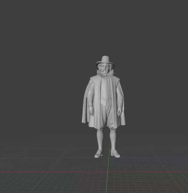 Francis Bacon 3D print model