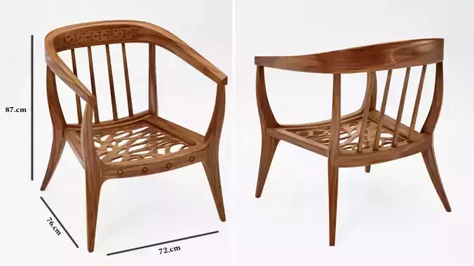 Interior Furniture chair 3D model