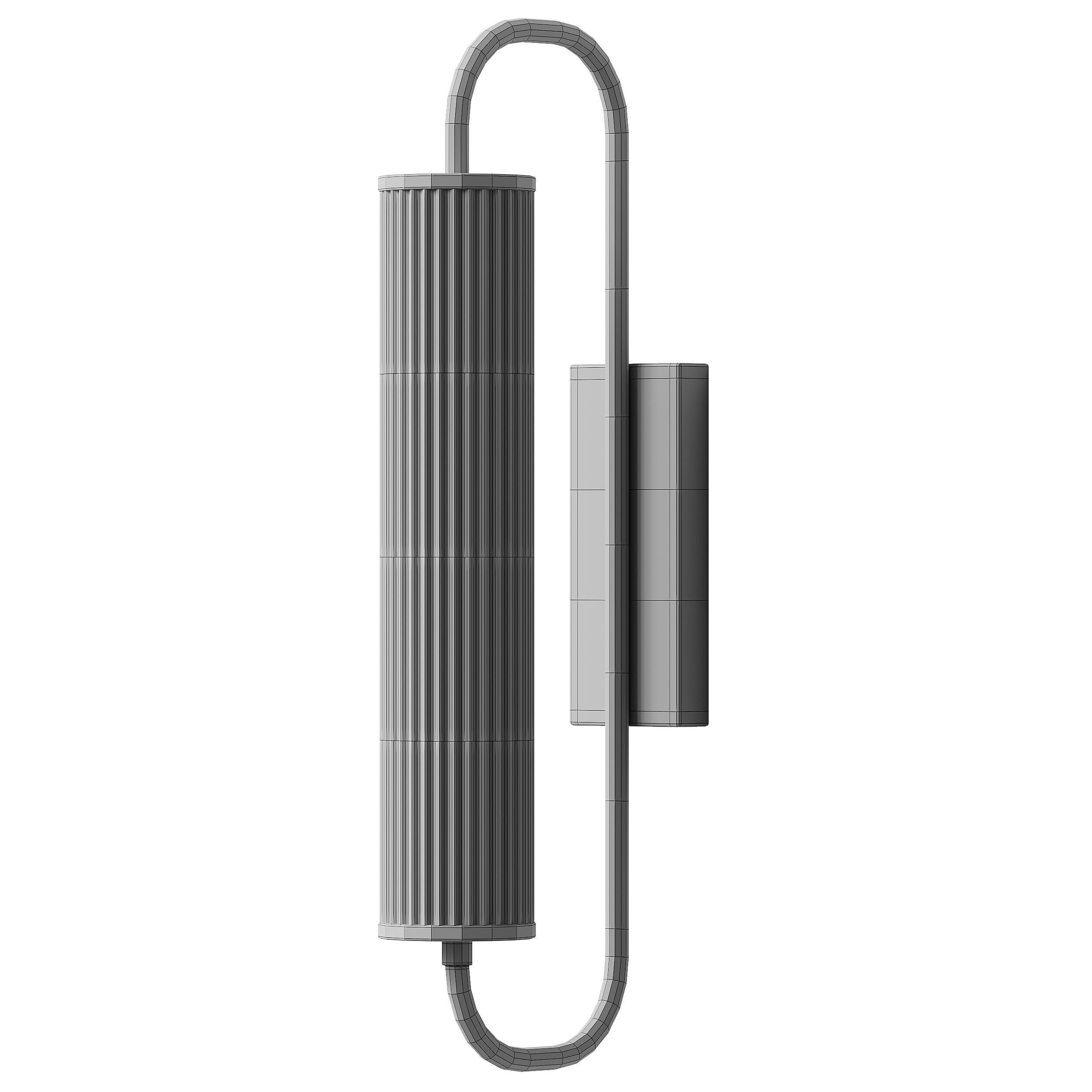 Ison Wall lamp Low-poly 3D model_1
