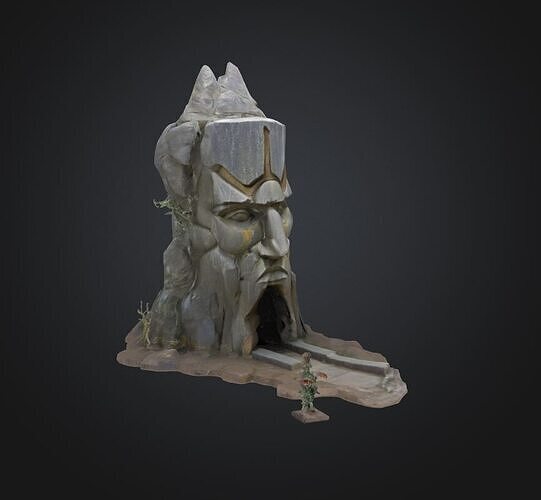 Stone Cave DND Dice Tower - Epic Dice Tower 3D print model