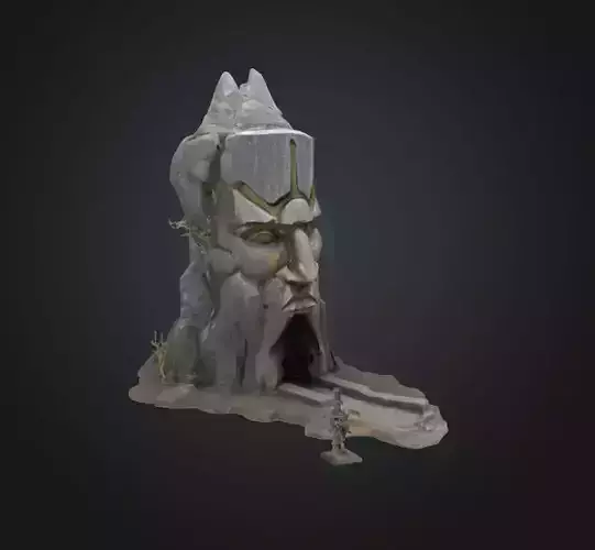 Stone Cave DND Dice Tower - Epic Dice Tower 3D print model