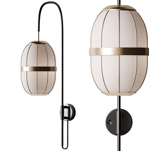 Pull Wall lamp Low-poly 3D model