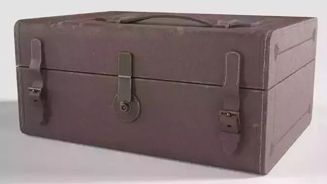 Old Apothecary Medicine Case Low-poly 3D model