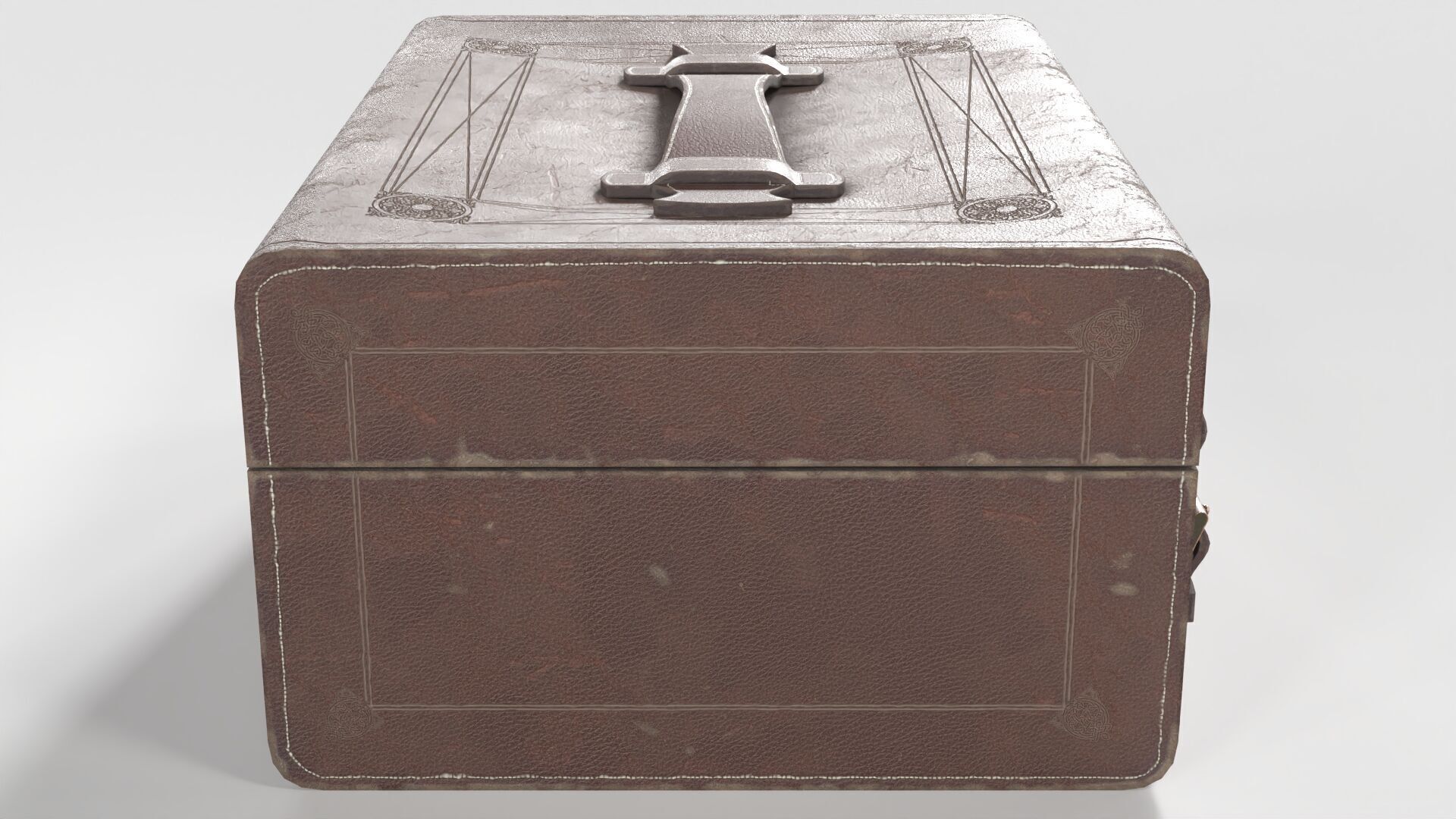 Old Apothecary Medicine Case Low-poly 3D model_8