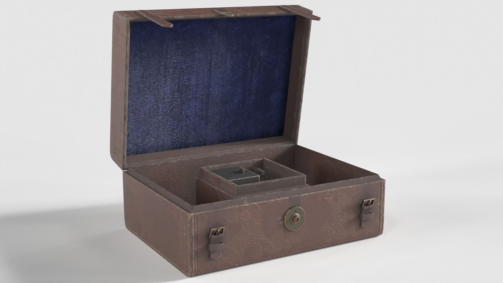 Old Apothecary Medicine Case Low-poly 3D model_3