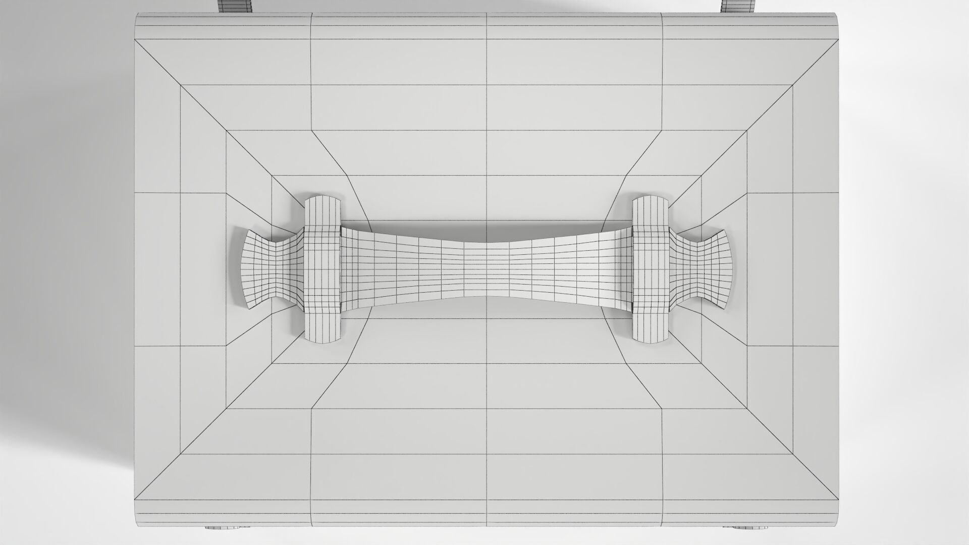 Old Apothecary Medicine Case Low-poly 3D model_7