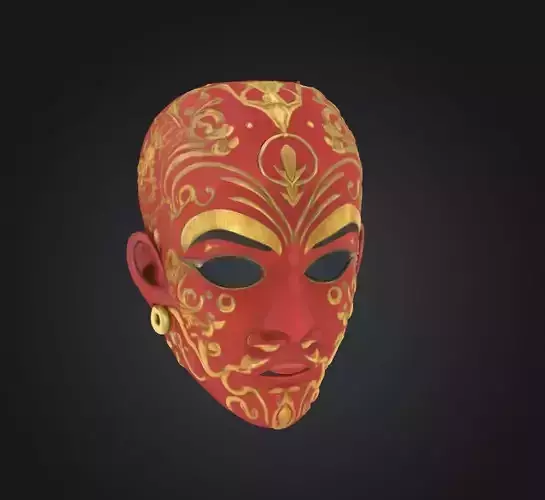 Yiga Clan Zelda Face Mask - Prom Zelda Embroidered Mask